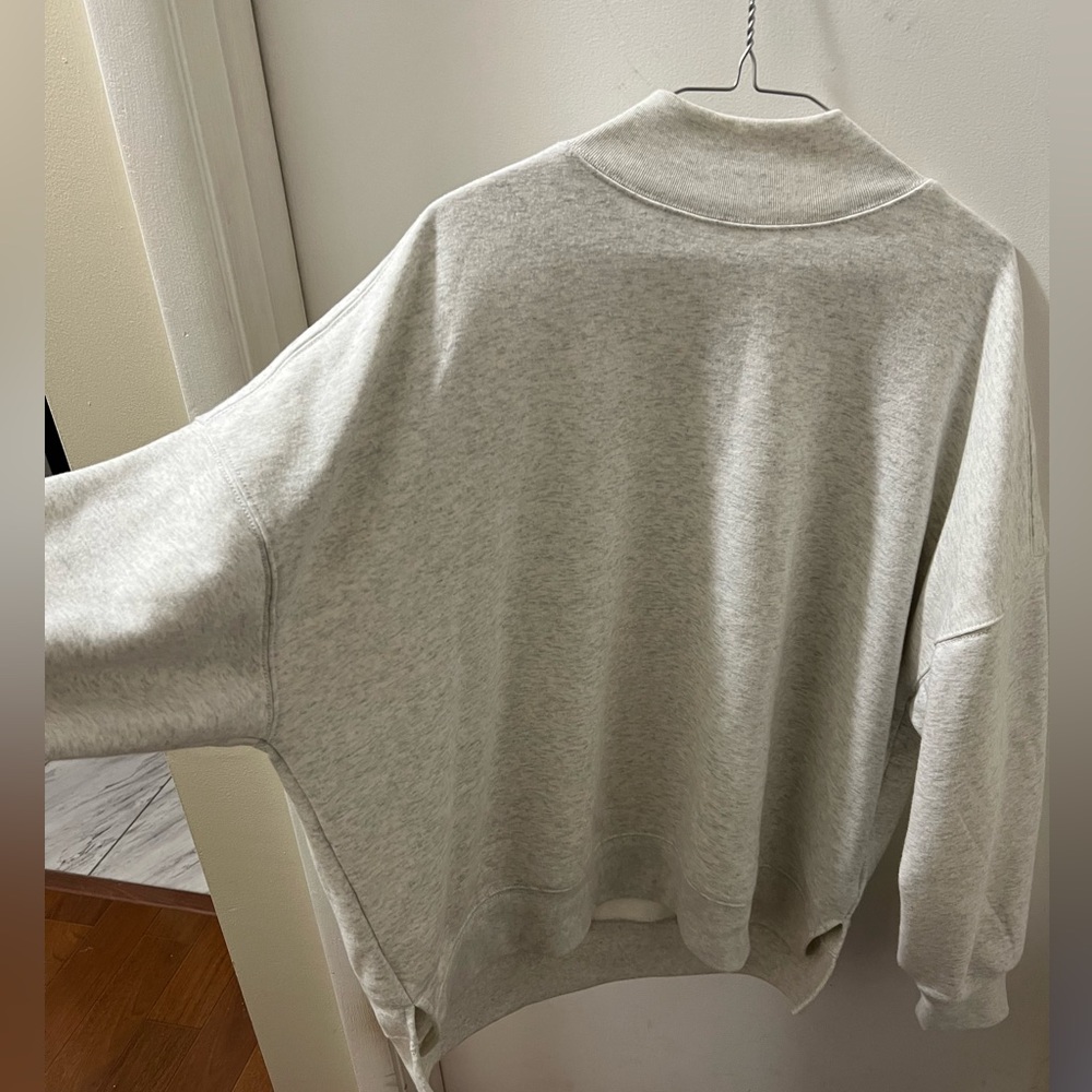 American Eagle Outfitters Everyday Luxe Oversized Mock Neck Sweatshirt